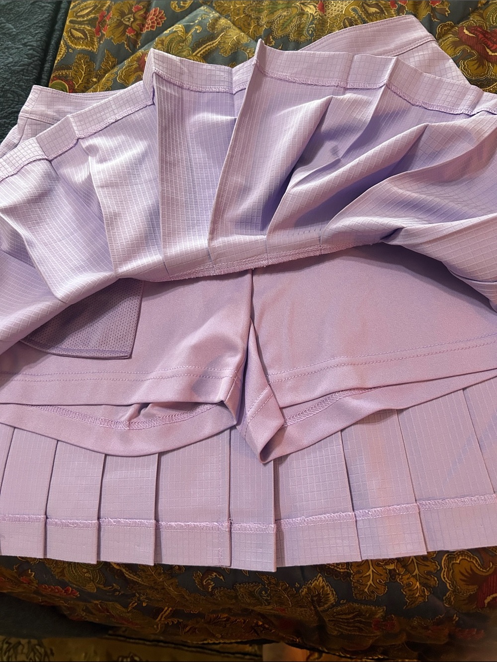 Izod Lavender Pleated Golf Skirt - Picture 6 of 8